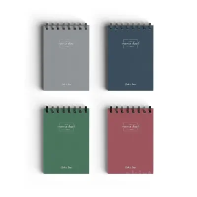 HERBOY ALL SIZE MEMO BOOK SPİRALLİ DİK PREMIUM SERT KAPAK A6 KARELİ ALL-6510