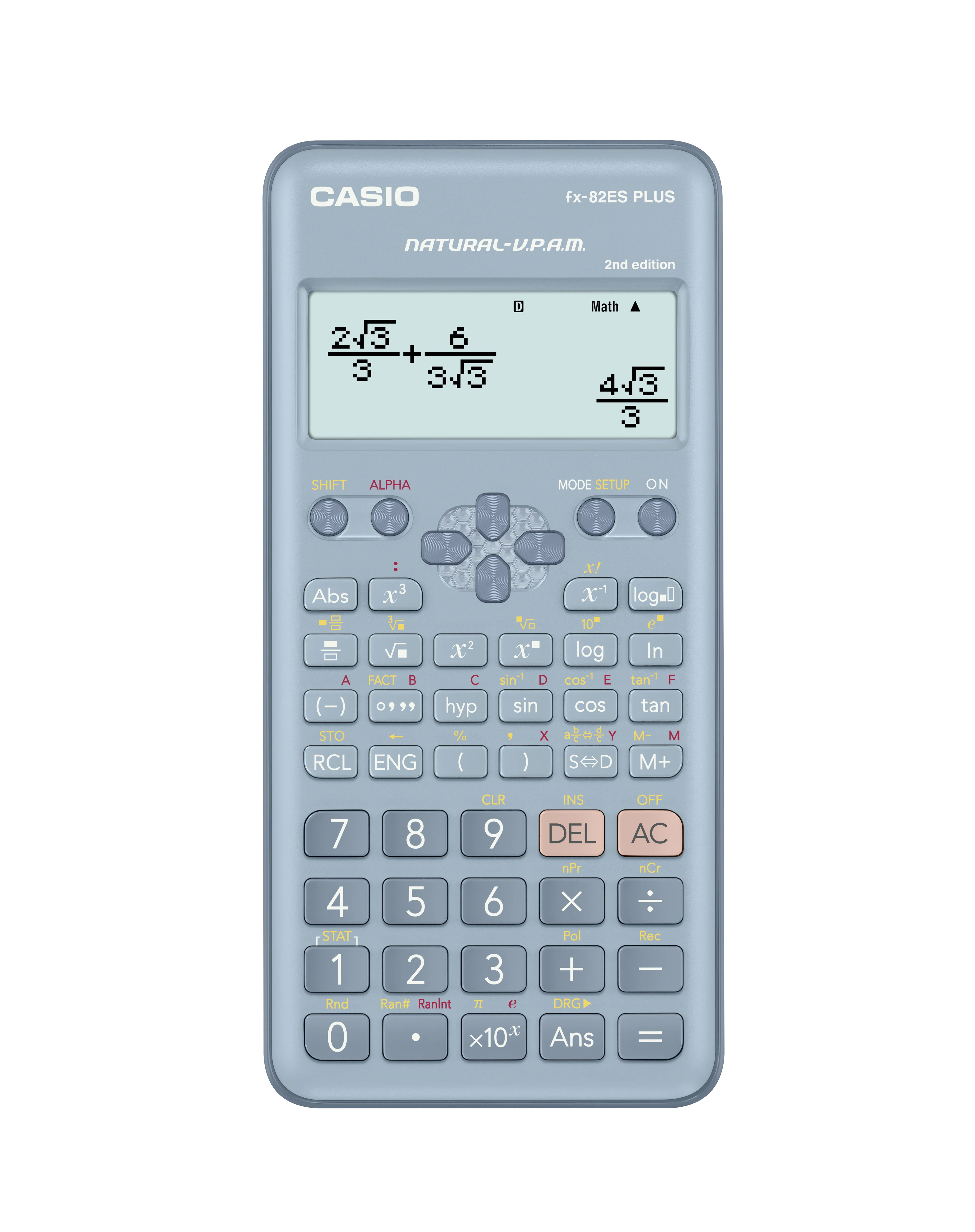 CASIO HESAP MAKİNESİ BİLİMSEL FX-82ESPLUS-2BUWDT MAVİ