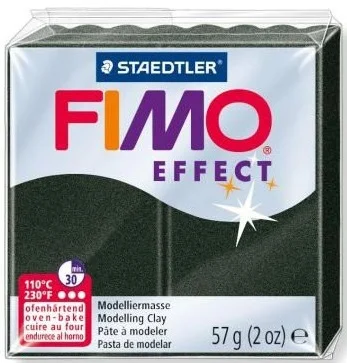 FIMO SOFT MODELLEME KİLİ 57 GR SEDEFLİ SİYAH 8020-907 02