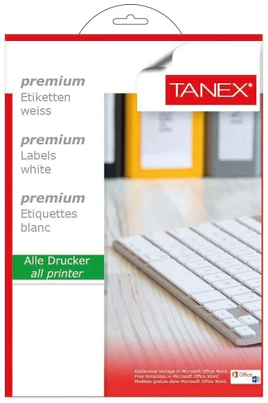 TANEX LASER ETİKET TW-2036 45 X 30 MM ( 36 )  25 Lİ