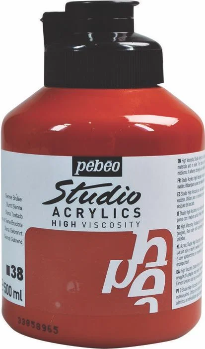 PEBEO AKRİLİK BOYA STUDIO 500 ML 171*38 BURNT SIENNA