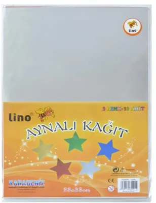 LİNO AYNALI KAĞIT 22x33 10 LU 2708J