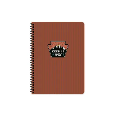 KESKİN DEFTER OUTDOOR 16,5x22,5 KARTON KAPAK SPİRALLİ 80 YP. DÜZ 385640