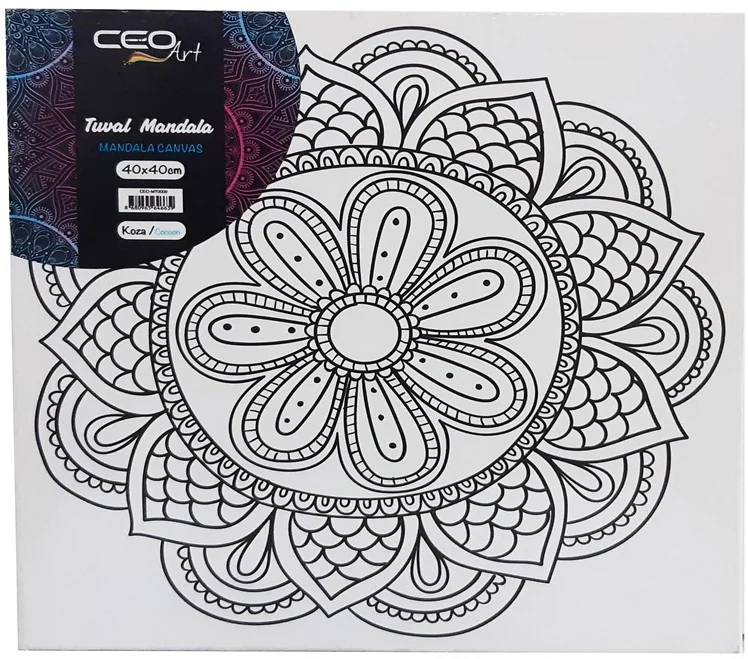 CEO ART TUVAL 40x40 MANDALA MODEL 3 CEO-MT0009