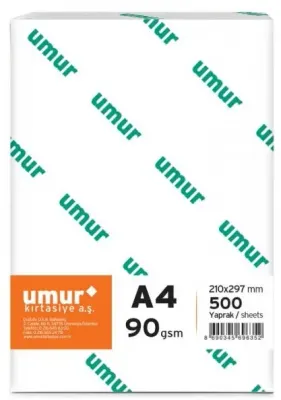 UMUR GRAMAJLI FOTOKOPİ KAĞIDI A4 90 GR 500 LÜ 30002419