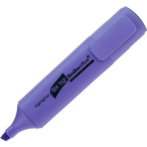 SCRIKSS OFFICE FOSFORLU KALEM SH712 MOR 12 Lİ KUTU