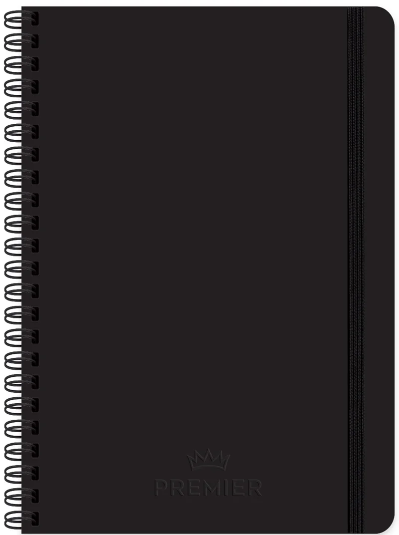 KESKİN DEFTER PREMİER SİYAH 17x24 SPİRALLİ 100 YP. ÇİZGİLİ 410662