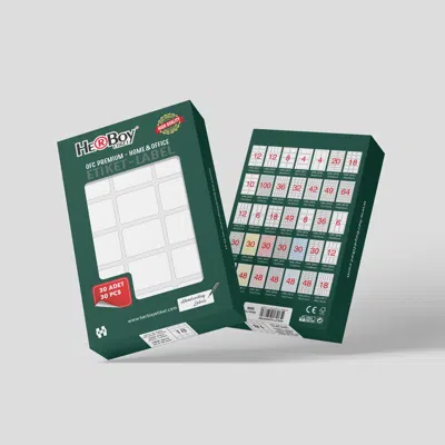 HERBOY HRB-3915 PREMIUM 22 X 32 MM OFİS ETİKETİ 30 PKT. HRB-3915