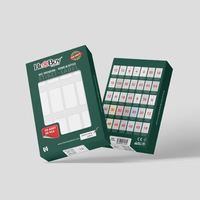 HERBOY HRB-3922 PREMIUM 20 X 40 MM OFİS ETİKETİ 30 PKT. HRB-3922