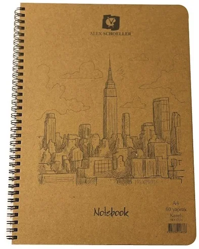 ALEX DEFTER A5 KRAFT SERT 70 GR 80YP KAR. ALX-0343