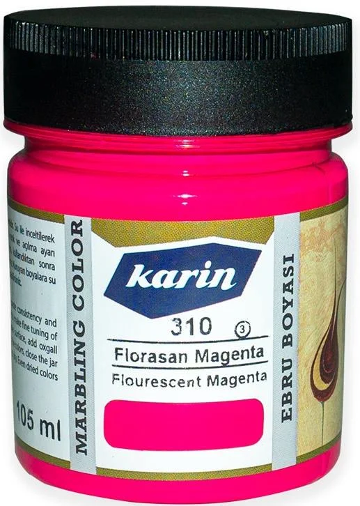KARİN EBRU BOYASI 105 ML 310 FLORASAN MAGENTA 61310105