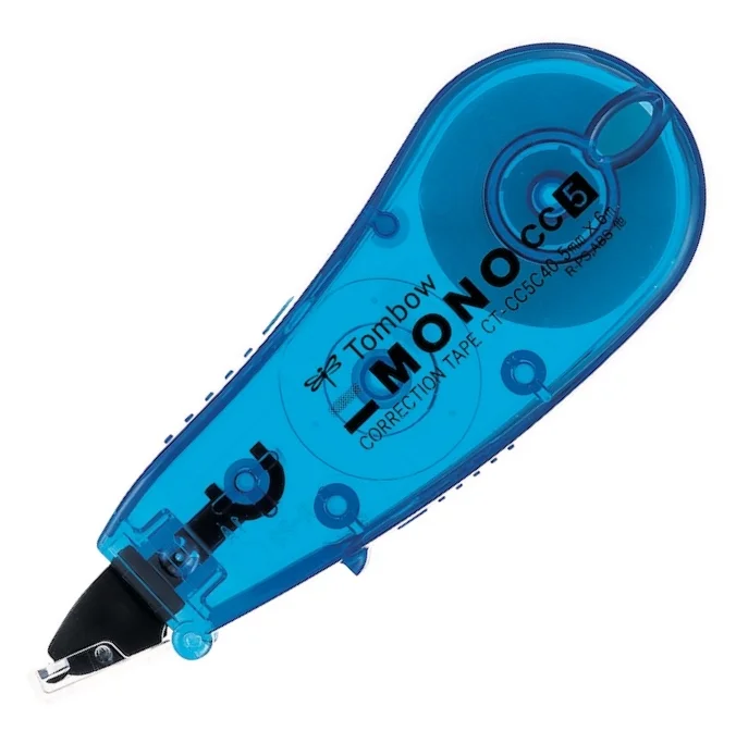 TOMBOW ŞERİT SİLİCİ MİNİ 5 MM x 6 MT ŞEFFAF MAVİ T-CT-CC5C 40