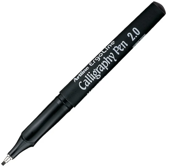 ARTLINE KALİGRAFİ KALEMİ ERGOLINE CALLIGRAPHY PEN 242 2.0 ARABIC SİYAH BLS. A-ERG-242AB.B1