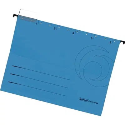 HERLITZ ASKILI DOSYA 5874664 TELSİZ MAVİ 5 Lİ