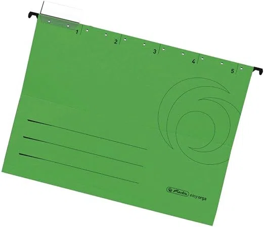 HERLITZ ASKILI DOSYA 5874680 TELSİZ YEŞİL 5 Lİ