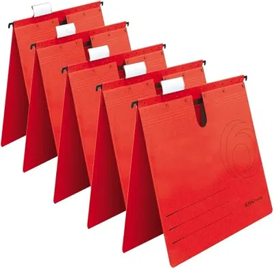 HERLITZ ASKILI DOSYA 5874797 TELSİZ KIRMIZI 5 Lİ