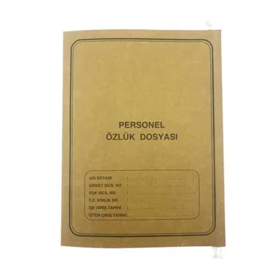 FUL PERSONEL ÖZLÜK DOSYASI ASKILI DOSYA SEPERATÖRLÜ 4 LÜ