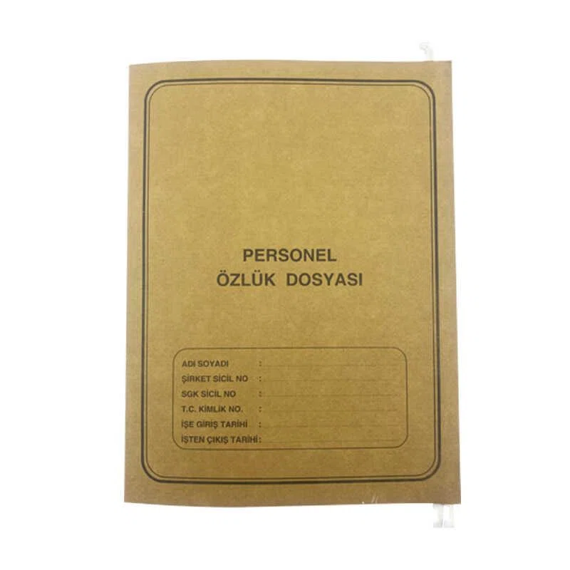 FUL PERSONEL ÖZLÜK DOSYASI ASKILI DOSYA SEPERATÖRLÜ 4 LÜ