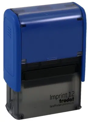 TRODAT IMPRINT 12 KAŞE 8912 MAVİ KEÇELİ