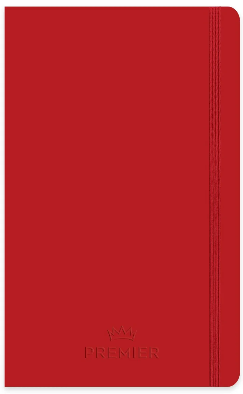 KESKİN DEFTER PREMİER KIRMIZI 13x21 96 YP. DÜZ 410614-99