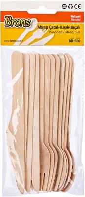 BRONS ÇATAL KAŞIK BIÇAK NATÜREL BR-920 (Best)