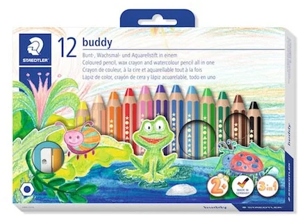 STAEDTLER AQUARELL BOYA JUNIOR 3 in1 12 Lİ 140 C12