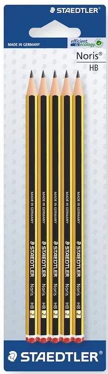 STAEDTLER KURŞUN KALEM NORIS HB 5 Lİ BLS. 120-2 BK5D