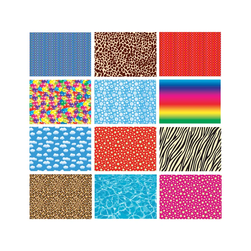 KESKİN FON KARTONU 50X70 110 GR 12 Lİ KARIŞIK DESENLİ 200951-99