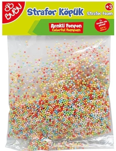 BU-BU KÖPÜK RENKLİ PONPON BUBU-KP0036