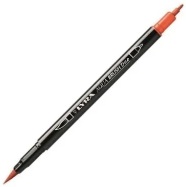 LYRA KEÇELİ KALEM AQUA BRUSH DUO FIRÇA UÇLU PERMANENT RED L6520020