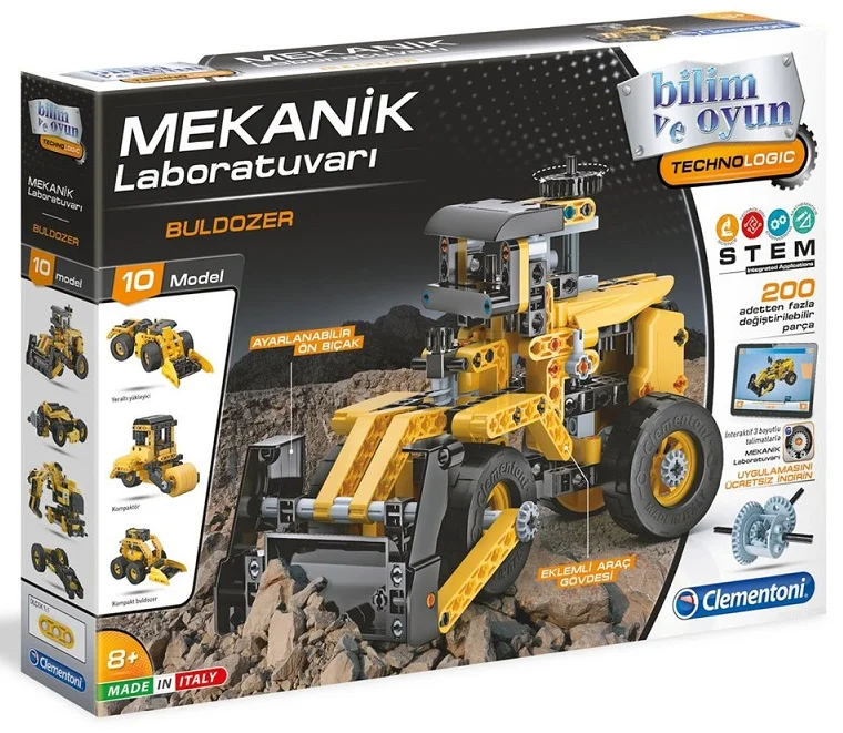 CLEMENTONI MEKANİK LABORATUVAR BULDOZER 64958
