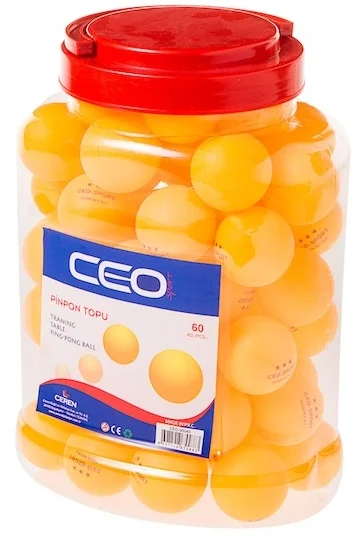 CEO PİNPON TOPU 60'LI TURUNCU (VTK-0017) CEO00043