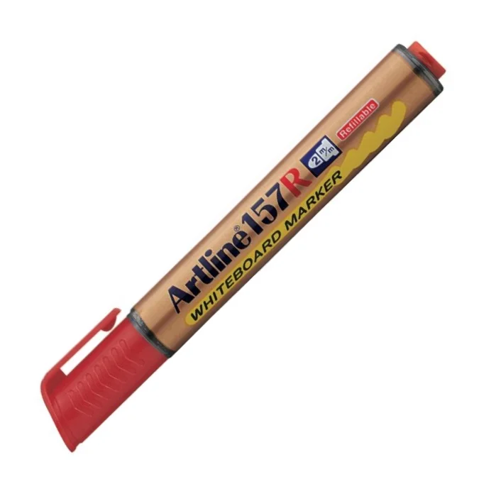 ARTLINE BEYAZ TAHTA KALEMİ 157R DOLDURULABİLİR KIRMIZI A-EK-157R RED