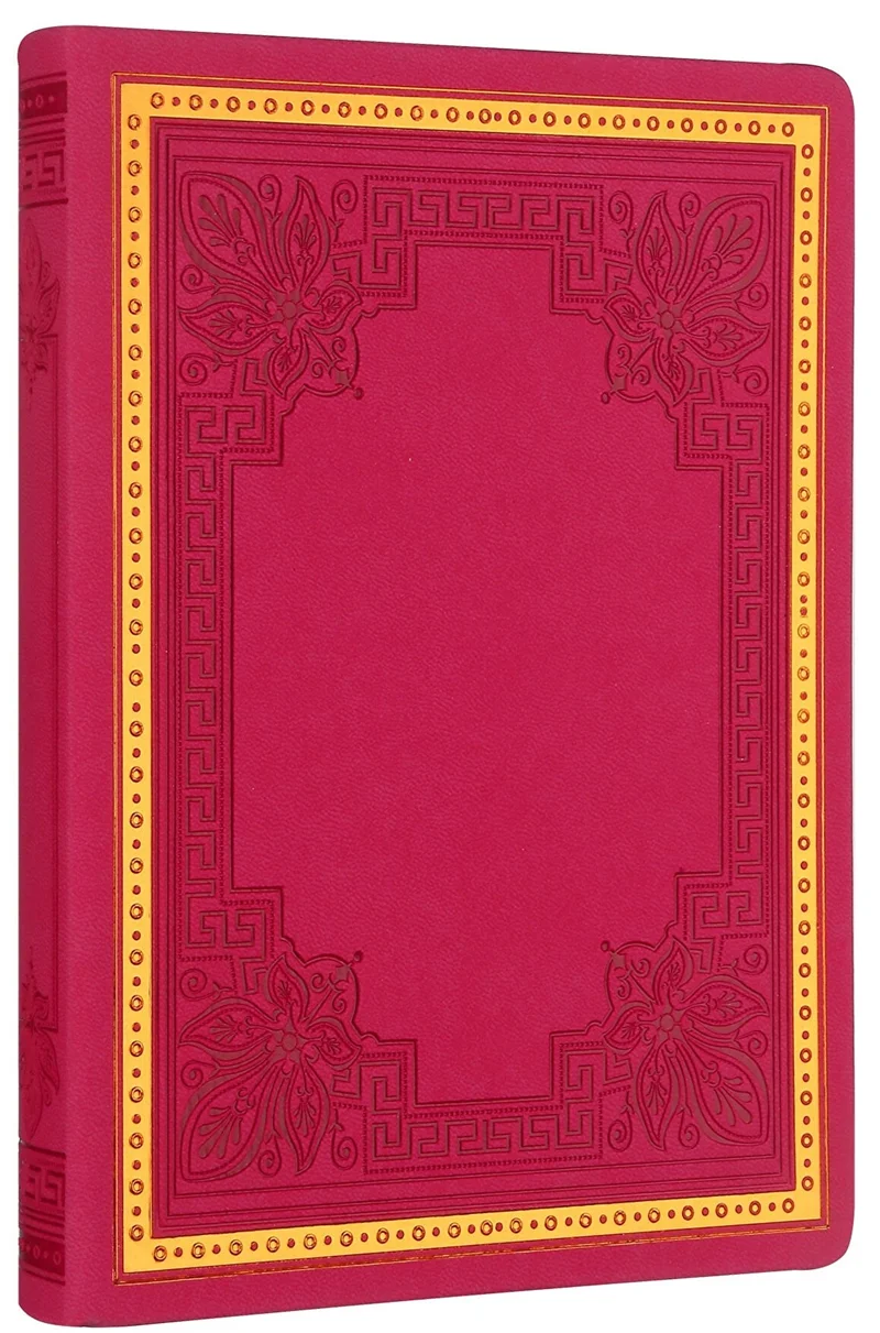 VJ DEFTER VINTAGE OLD BOOK 14x20 Cm. 80 Gr. 160 YP. ÇİZGİLİ FUŞYA 1181