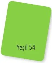 ALEX FON KARTONU FOSFORLU 160GR 70X100 YEŞİL 100LÜ 54