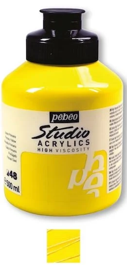 PEBEO AKRİLİK BOYA STUDIO 500 ML 171*13 LIGHT AZO YELLOW