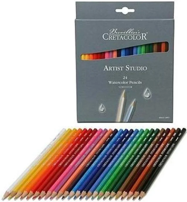 CRETACOLOR ARTİST STUDİO SULANDIRILABİLİR KURU BOYA KALEM SETİ 24 RENK 28124