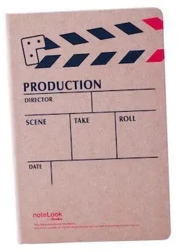 SCRIKSS NOTELOOK DEFTER PRODUCTION YATAY A7 ÇİZGİLİ SİYAH