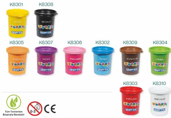 GIPTA OYUN HAMURU 120 GR SİYAH K8308000