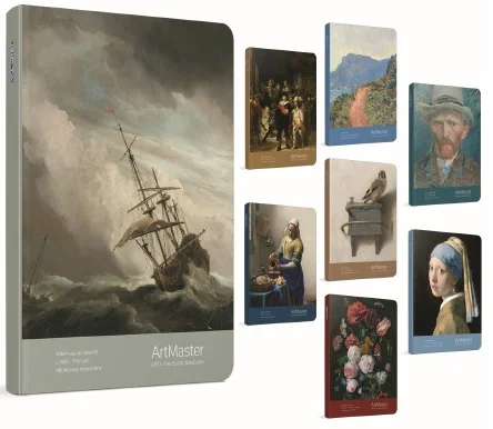 GIPTA DEFTER ART MASTER A5 İP DİKİŞ SERT KAPAK 120 YP. ÇİZGİLİ 5536