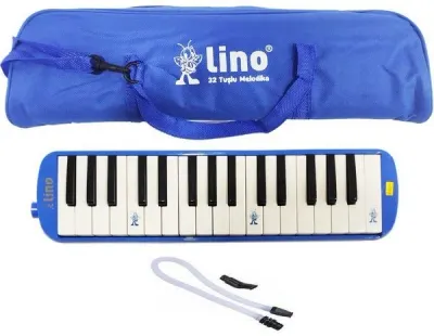 LİNO MELODİKA 32 TUŞLU BEZ ÇANTA MAVİ LN-32-MS