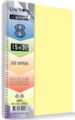 ÇINAR DEFTER A4 I M SMART SEPERATÖRLÜ 8K+3Ç 275 YP. 62064