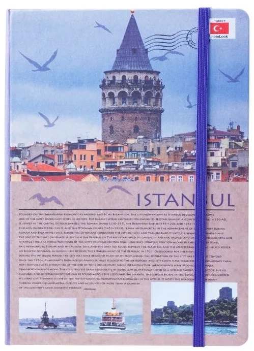 SCRIKSS NOTELOOK DEFTER TRAVEL AROUND TURKEY İSTANBUL A6 ÇİZGİLİ