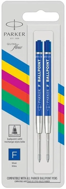 PARKER TÜKENMEZ KALEM REFİLİ F UÇ MAVİ EKO 2 Lİ BLS. 2166542