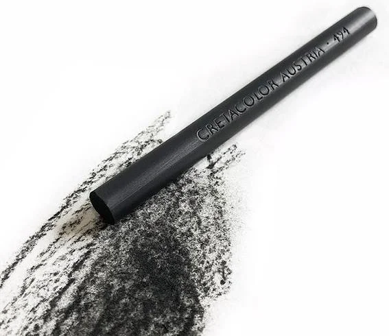CRETACOLOR COMPRESSED CHARCOAL EKSTRA SOFT SIKIŞTIRILMIŞ KÖMÜR FÜZEN 49400