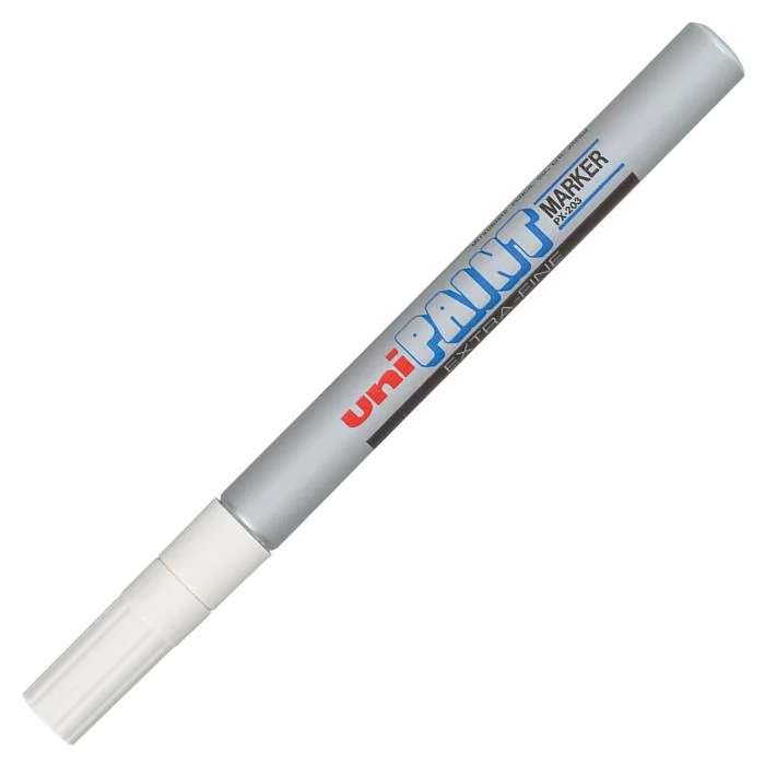 UNİ BOYAMA MARKÖRÜ PAINT PX-203 0.8 GÜMÜŞ