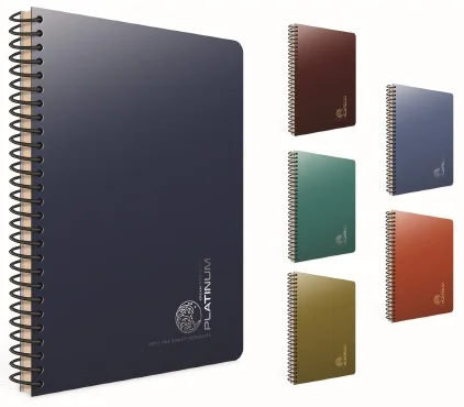 GIPTA DEFTER PLATINUM A4 SPİRALLİ PP KAPAK 80 YP. KARELİ 5686