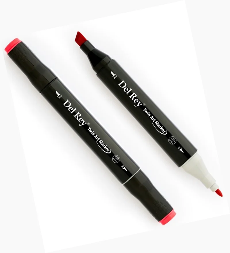 DEL REY GRAFİK MARKÖR TWIN MN-DR004 VIVID RED