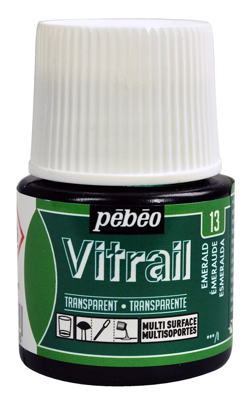 PEBEO CAM BOYASI VITRAIL TRANSPARAN 45 ML 050*13 EMERALD