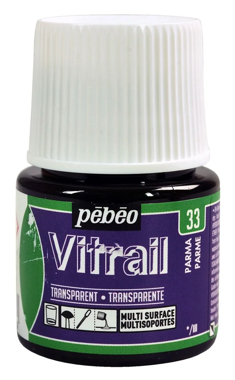 PEBEO CAM BOYASI VITRAIL TRANSPARAN 45 ML 050*33 PARMA